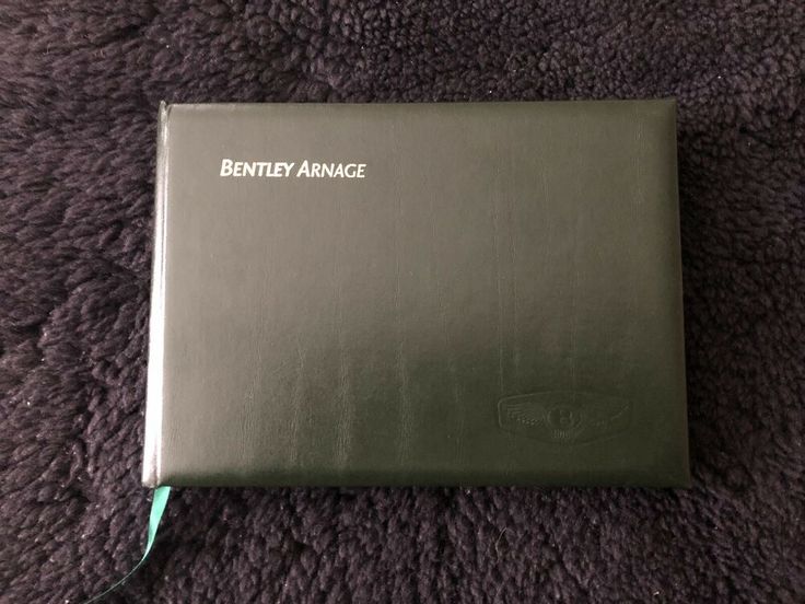 Bentley Arnage Owners Manual